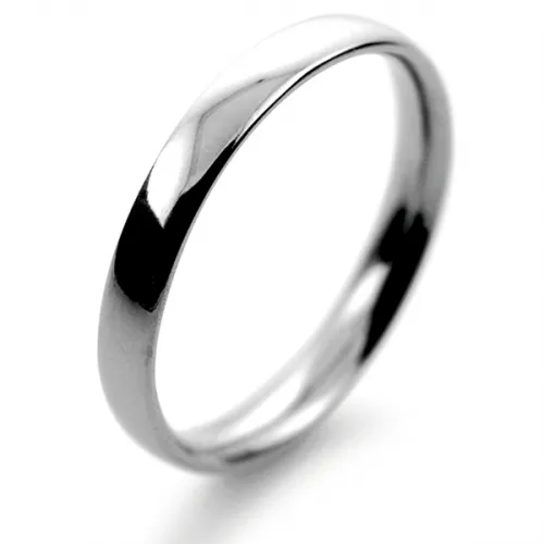 Court Light - 2.5mm (TCSL2.5) Platinum Wedding Ring 